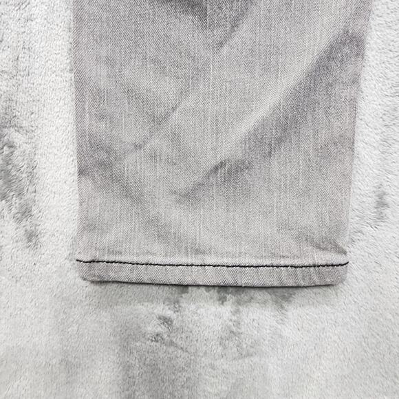 Levi's Jeans Mens W29 L30 Gray 514 Slim Straight Athletic Distressed Denim - Picture 6 of 14